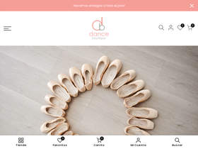 danceboutiquepanama.com homepage screenshot