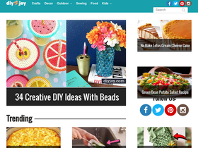 'diyjoy.com' screenshot