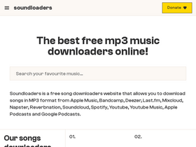 'soundloaders.com' screenshot