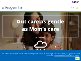 'enterogermina.in' screenshot