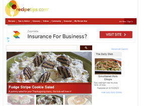 'recipetips.com' screenshot