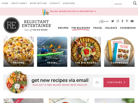 'reluctantentertainer.com' screenshot