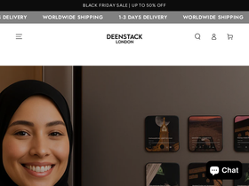 DeenStack website screenshot
