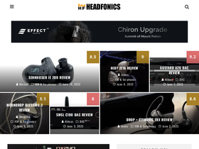 'headfonics.com' screenshot