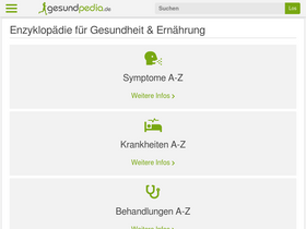 'gesundpedia.de' screenshot