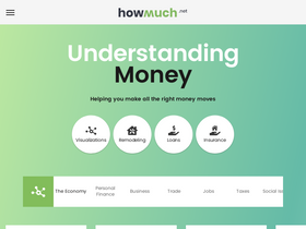'howmuch.net' screenshot