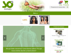 'sobiologia.com.br' screenshot