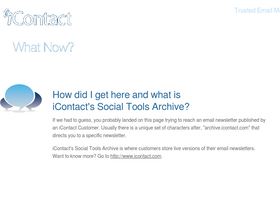 'icontact-archive.com' screenshot