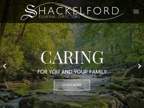 'shackelfordfuneraldirectors.com' screenshot