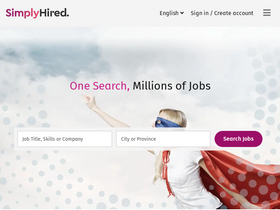 'simplyhired.ca' screenshot