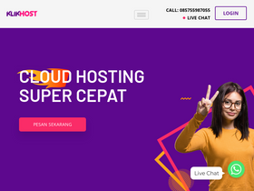 'klikhost.com' screenshot