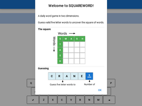 'squareword.org' screenshot