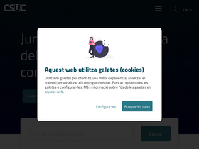 'csuc.cat' screenshot