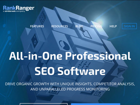 'rankranger.com' screenshot