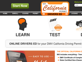 'mycaliforniapermit.com' screenshot