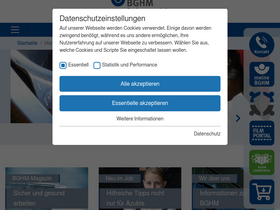 'bghm.de' screenshot