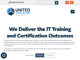 'unitedtraining.com' screenshot