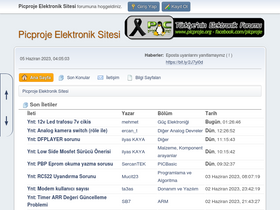 'picproje.org' screenshot