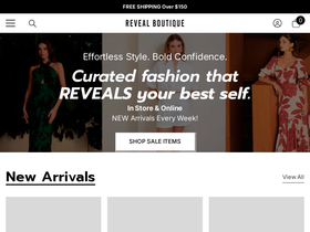 revealboutiquemiami.com homepage screenshot