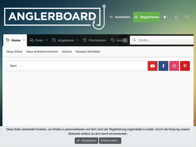 'anglerboard.de' screenshot
