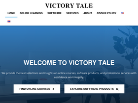 'victorytale.com' screenshot