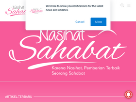 'nasihatsahabat.com' screenshot