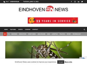 'eindhovennews.com' screenshot
