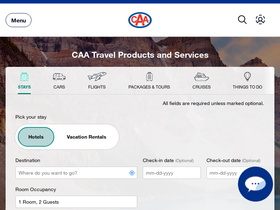 'caascotravel.com' screenshot