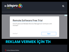 'izlepro.com' screenshot