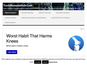 'truckmanualshub.com' screenshot