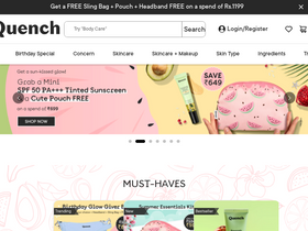 'quenchbotanics.com' screenshot