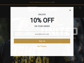 'acalclothing.com' screenshot