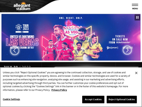 'allegiantstadium.com' screenshot