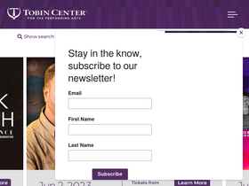 'tobincenter.org' screenshot