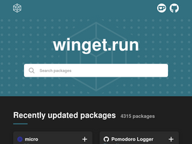 'winget.run' screenshot
