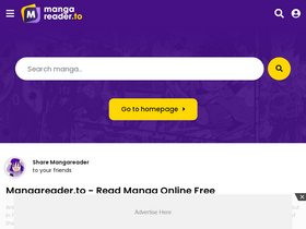 'mangareader.to' screenshot