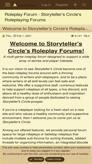 Online Roleplaying Forum