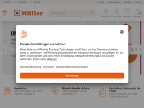 'mueller.ch' screenshot