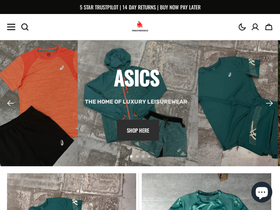 Primary menswear homepage screenshot
