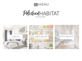 'polishedhabitat.com' screenshot