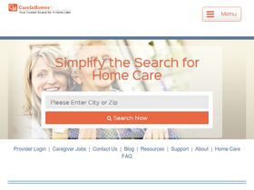 'careinhomes.com' screenshot