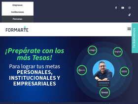 'formarte.edu.co' screenshot