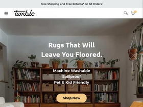 tumbleliving.com website screenshot