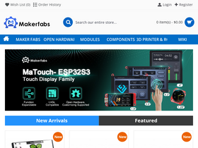 'makerfabs.com' screenshot