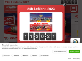 'ck-modelcars.de' screenshot
