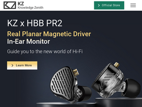'kz-audio.com' screenshot