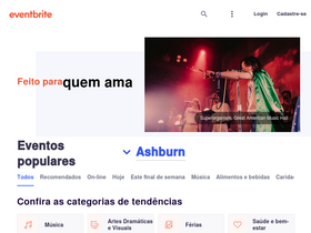 'eventbrite.com.br' screenshot