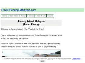 'travel-penang-malaysia.com' screenshot