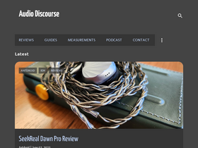 'audiodiscourse.com' screenshot