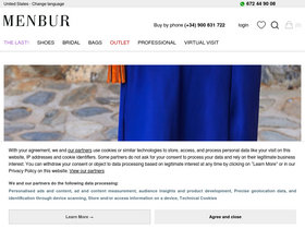 'menbur.com' screenshot